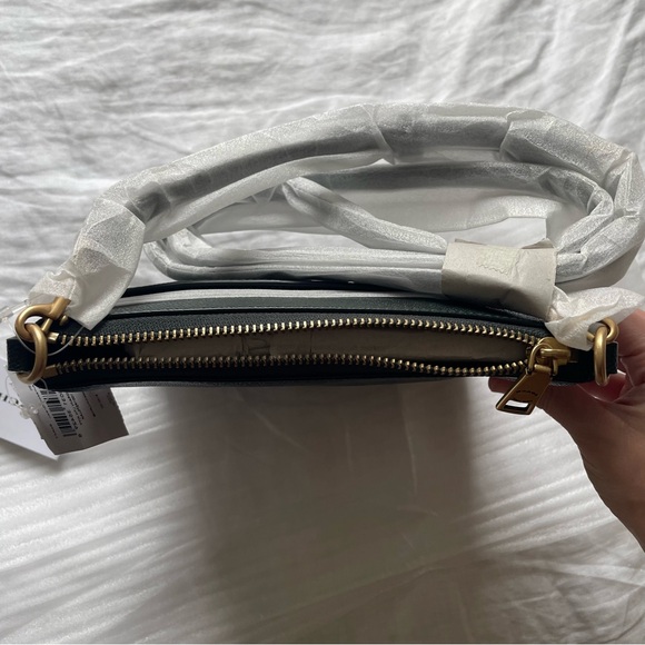 Coach Crossgrain Leather Kitt Amazon Green - Picture 9 of 9